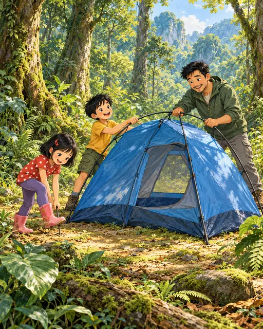 Camping in the Forest – trang 1