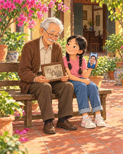 Grandpa's First Video Call – trang 1