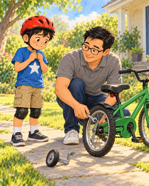 Huy Learns to Ride – trang 1