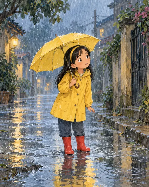 A Kitten in the Rain – trang 1
