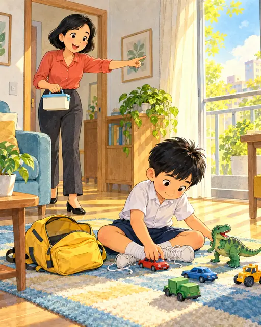 Late for the Bus – trang 1