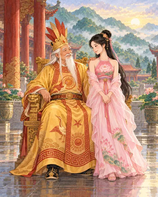 The Mountain God and the Water God – trang 1