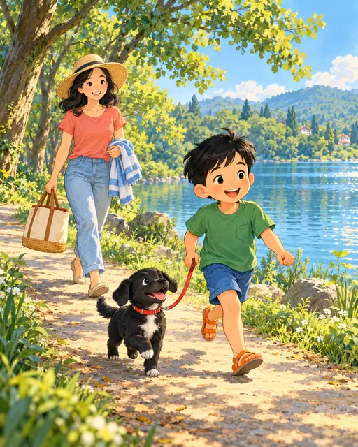 The Puppy Who Was Afraid of Water – trang 1