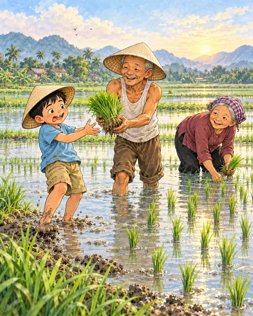 The Rice Field – trang 1